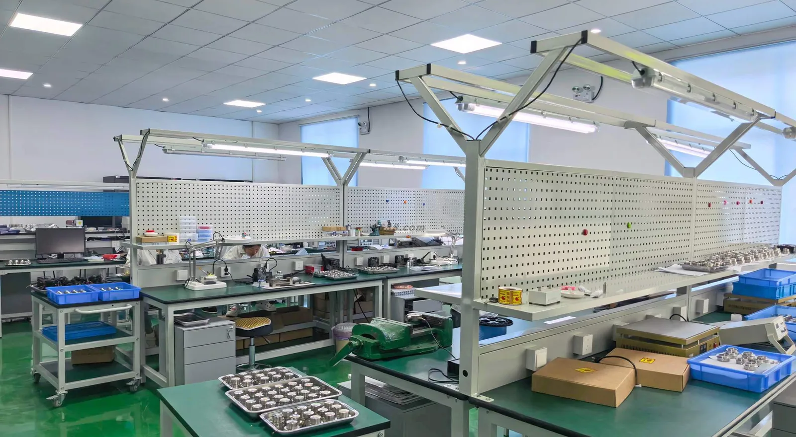 SourceMech workshop where sensors and transmitters are assembled